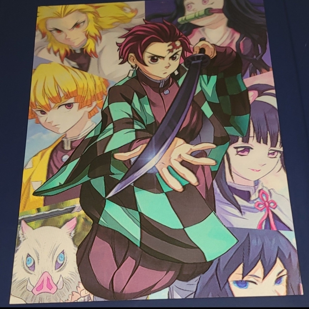 Demon Slayer 3D Holographic Lenticular Anime Decal